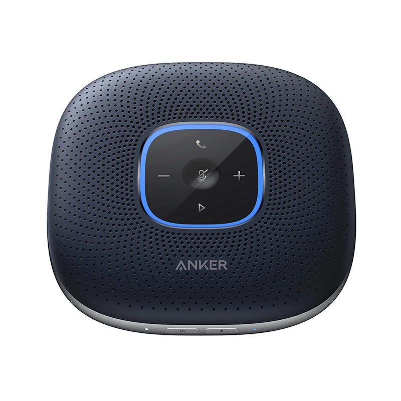 Anker PowerConf Bluetooth Speakerphone conference speaker with 6 Microphones, Enhanced Voice Pickup, 24H Call Time